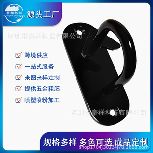 Amazon Hot Sale Iron Heavy Duty Fitness Hook Black Hook Anchor Hanger Gym Hanging Aerial Yoga Fitness