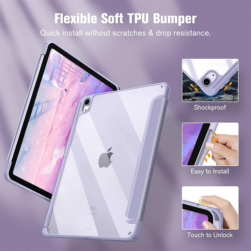 适用ipad10.9保护套三折ipadair6保护壳ipadair11皮套ipad保护套|undefined