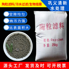 陶粒BAF曝气生物滤池水培鱼缸铺底造景污水处理沉水多孔粘土陶粒