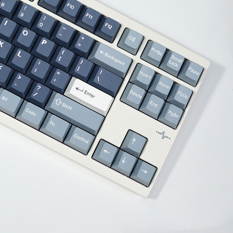 Fishing key cap 174 key two-color injection GMK original height minimalist PBT material large full set of mechanical keyboard key cap