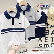 男童POLO衫短袖T恤夏装2025夏季童装儿童中大童上衣男孩衣服宝宝