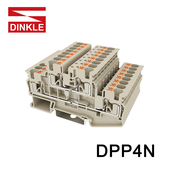 DPP4N ���߶��� ���DPֱ��ʽ,˫��˫ͨ , 4mm&sup2;, 500V, 28A, ��