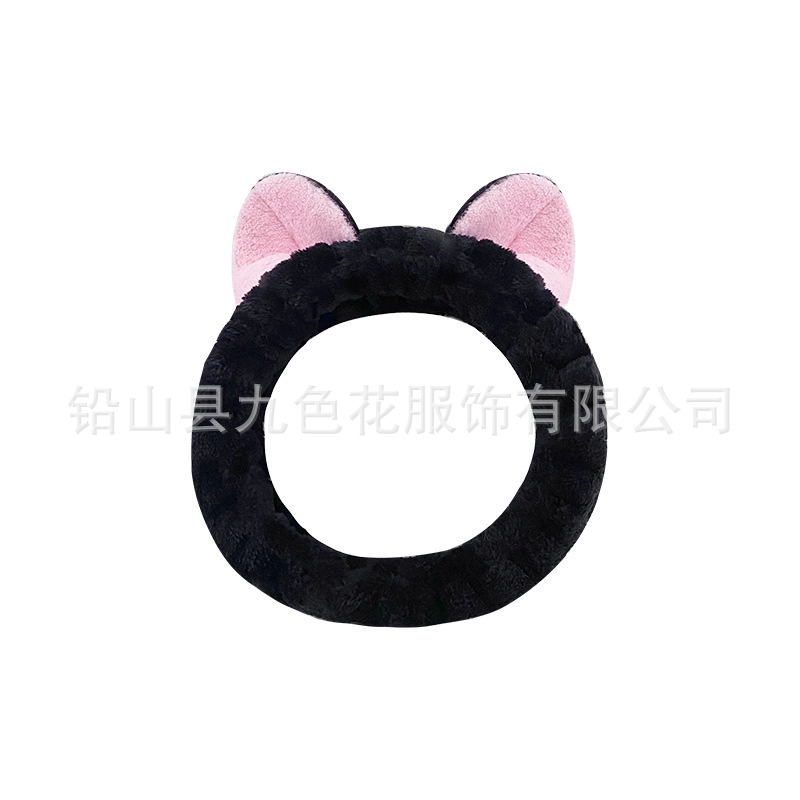 Comercio exterior personalizado banda de cabello de microfibra banda de cabello de mujer lavado de cara banda de cabello algodón toalla fábrica de toallas de cabeza