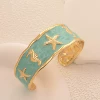 Enamel, with gem, starfish, seahorse