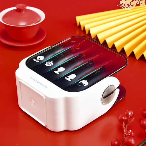Chopstick box, wall-mounted shelf, household spoon, chopstick cage, creative draining kitchen tableware storage box