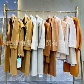 澳洲双面羊绒大衣尾货女装现货批发专柜商场撤柜外套三标齐全清仓