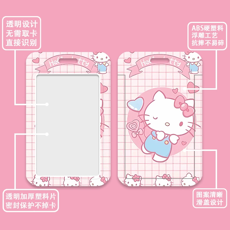 Strawberry, cartoon travel card case, badge for students for kindergarten, cute set