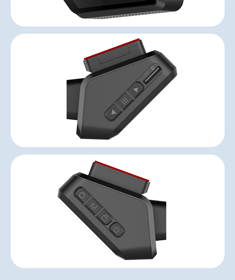 Y HD 4K Dash Cam with front and rear dual recording, mobile app connectivity, 3inch IPS screen, loop recording, car equipment