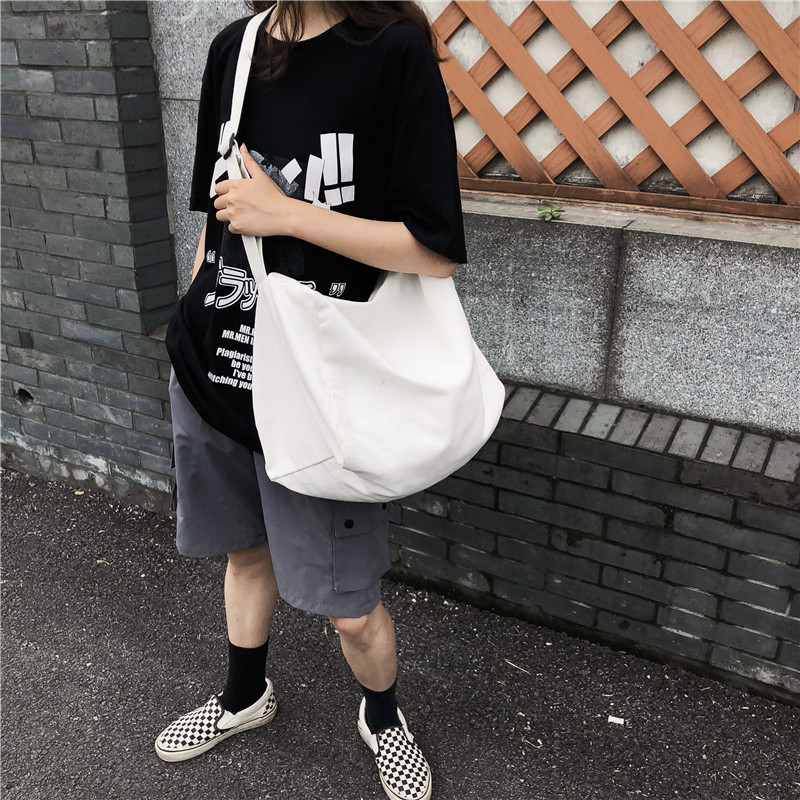 Men's Bag Korean Style Crossbody Shoulder Bag Canvas Messenger Bag Literary Large Bag Multi-Purpose Casual Handbag Women's Backpack Men's Bag Korean Style Crossbody Shoulder Bag Canvas Messenger Bag Literary Large Bag Multi-Purpose Casual Handbag Women's Backpack