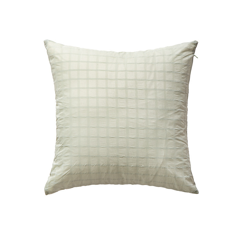 Estilo nórdico cojín de color brillante doble capa tela salón sofá almohada luz diseño simple almohada noche