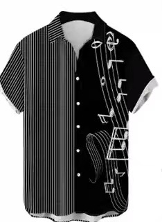 2023 nuevos hombres Hawaii europeo y americano ropa de los hombres impresión 3D del comercio exterior los hombres manga corta floja delgada camisa casual