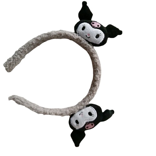 Sanrio face wash headband cute plush cinnamon dog hair accessories headband Melody girl heart plush headband trend
