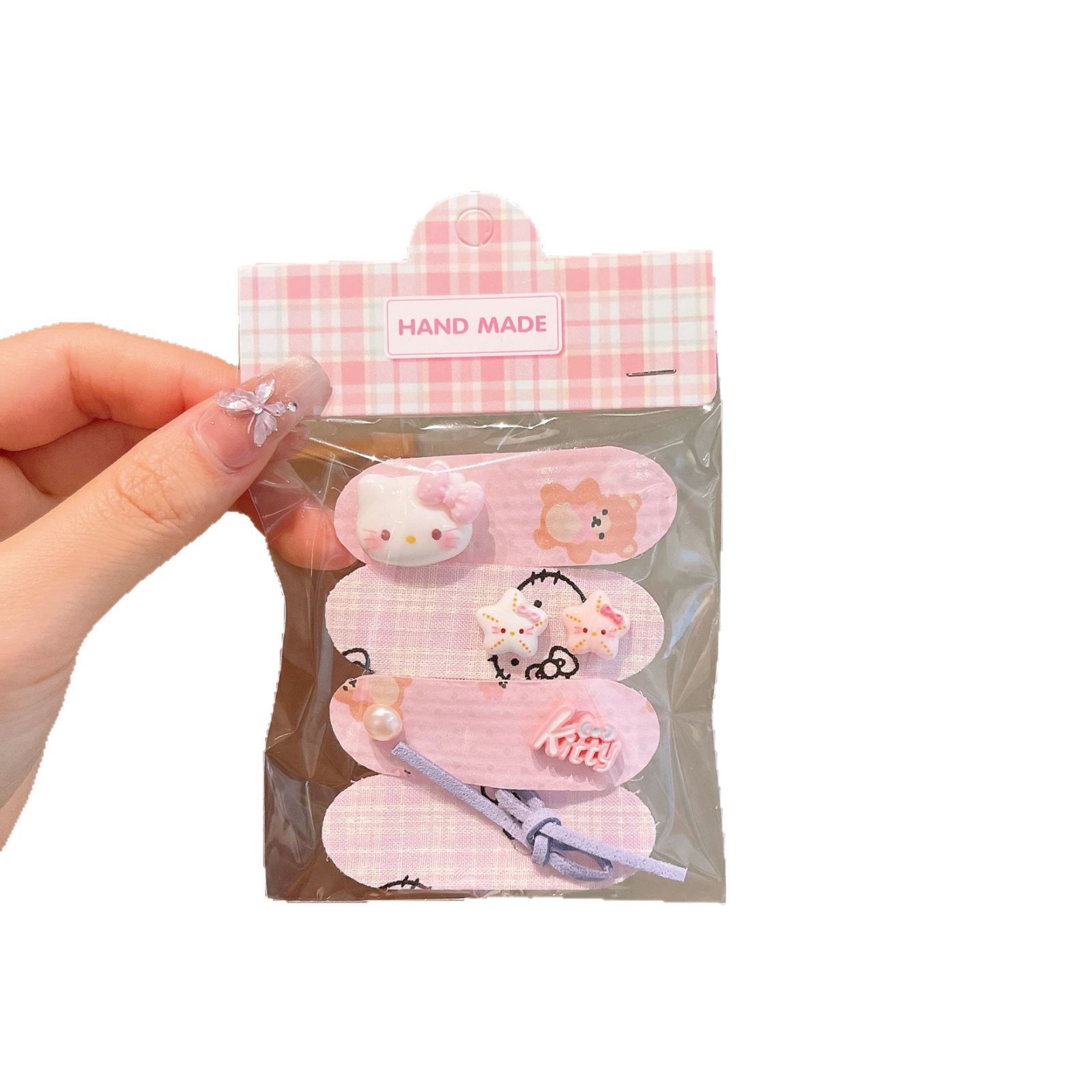 Cintas de cabello para niños dibujos animados velcro para bebés no lastimar el cabello roto artefacto de cabello para niñas fijas de cabello fijas