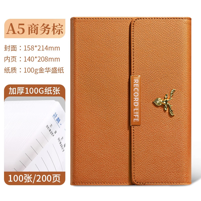 Caja de regalo de cuaderno de alta calidad de alto valor comercial práctica de regalos de graduación cuaderno de notas puede imprimir logotipo