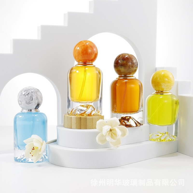 新款吊钟香薰瓶克因蓝渐变香薰空瓶透明精油瓶藤条挥发瓶精油瓶子|undefined