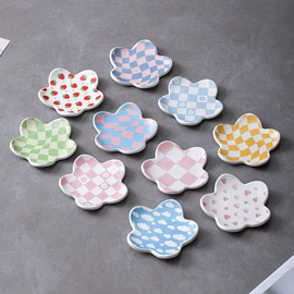 陶瓷工艺品;碟;装饰托盘