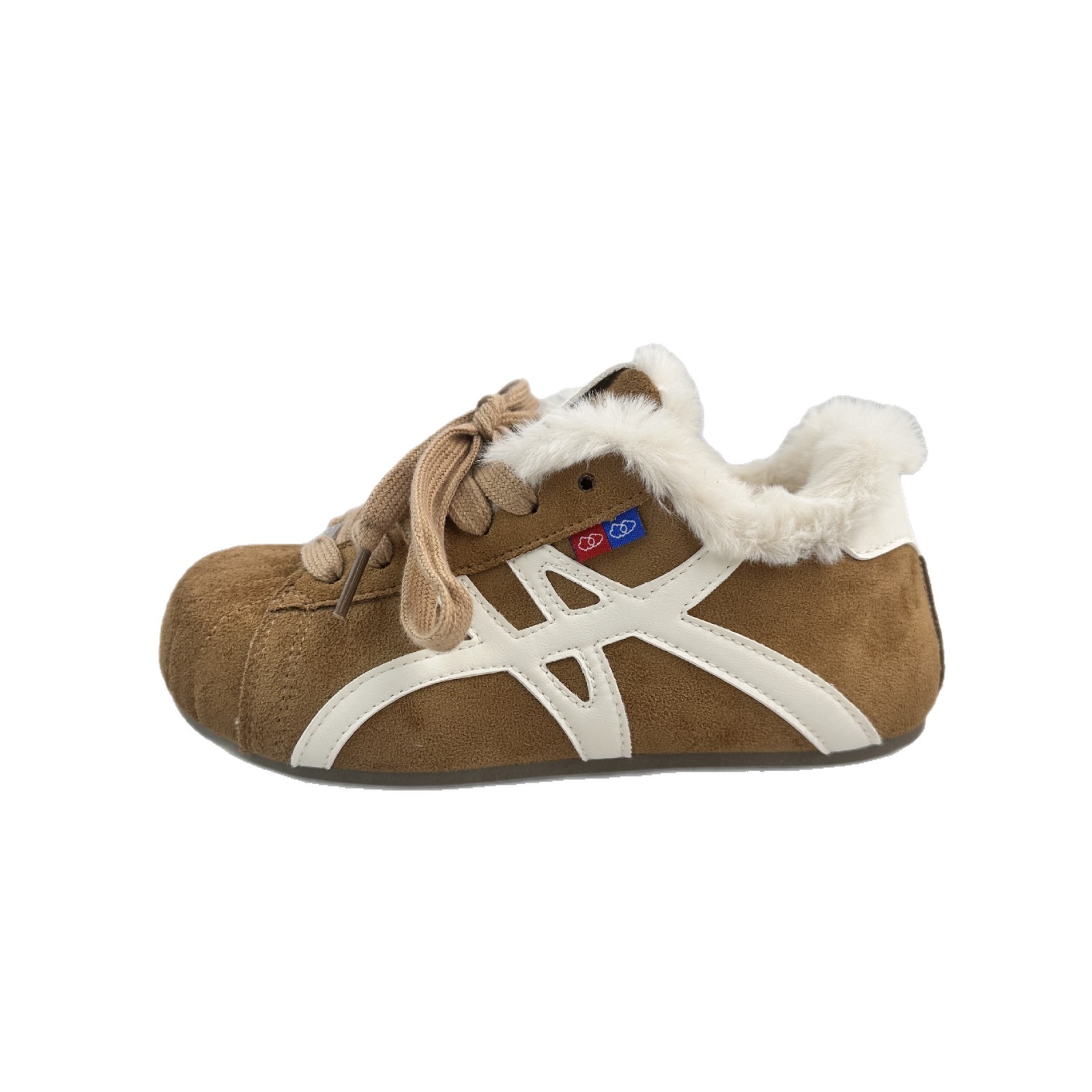 Far Wav Retro Meila skate para mujeres 2025 invierno nuevo tipo de camel plano deportes de ocio Agande zapatos de entrenamiento