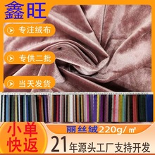 东莞市虎门鑫旺纺织贸易商行 240克韩国绒长袖连衣裙服装玩具布料