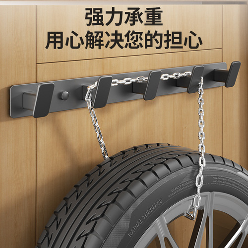 Space aluminum hooks, bedroom door back hanging clothes hooks, punch-free bathroom hooks, sticky hooks, wall clothes and hat storage row hooks