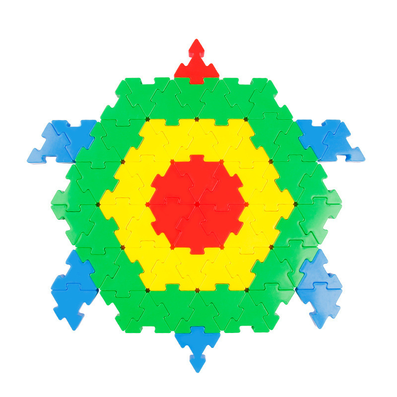 Fábrica directa Qiaoli Gong 3 - 6 niños escritorio educación temprana puzzle plástico insertado juguetes bloques de jardín de infantes al por mayor image 6