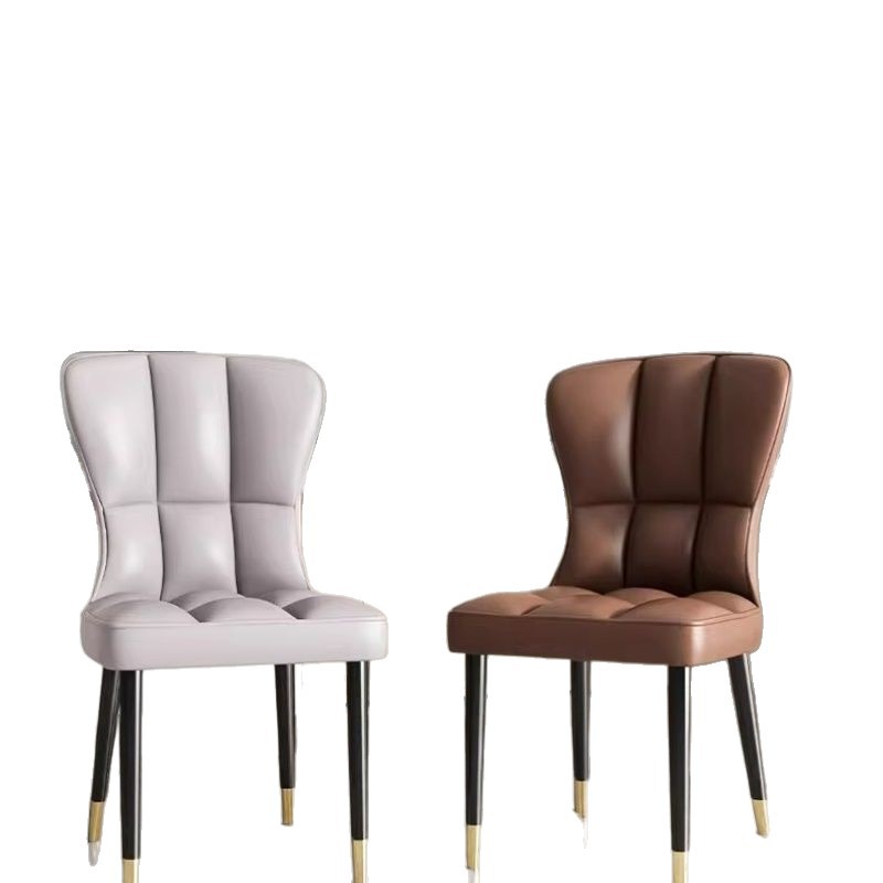 Asiento de restaurante nórdico simple respaldo superior silla de comedor de paquete flexible silla de negociación de hotel image 6
