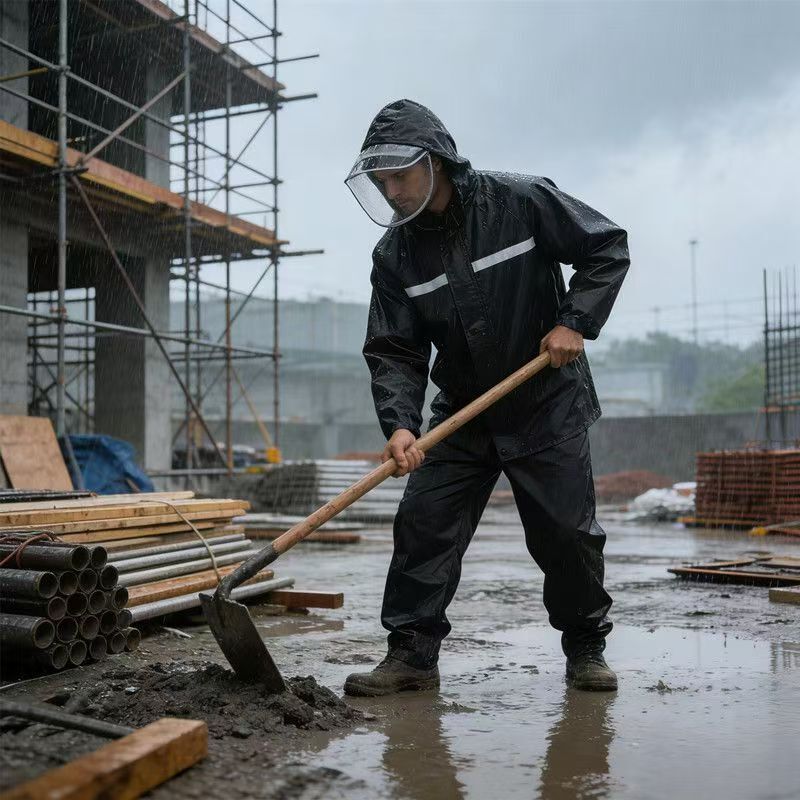 Raincoat and Rain Pants Two-Piece Set Full-Body Motorcycle Riding Cross-Border Foreign Trade Protective Thickened Wholesale Waterproof Raincoat and Rain Pants Two-Piece Set Full-Body Motorcycle Riding Cross-Border Foreign Trade Protective Thickened Wholesale Waterproof