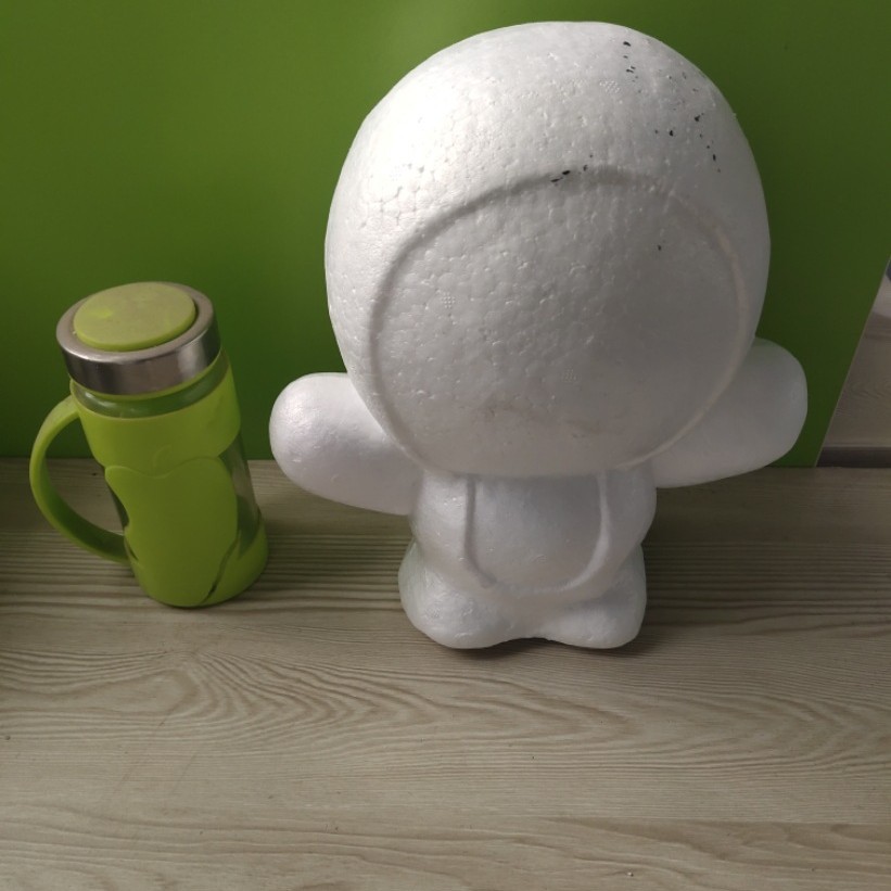 Oso de espuma directo de fábrica blanco DIY material de arreglo floral hecho a mano Día de San Valentín Rosa oso con juguete