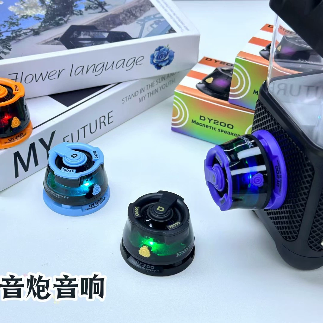 Новый магнитный держатель для мобильного телефона DY-200, Bluetooth-динамик, беспроводной сабвуфер, мини-крутой звук в стиле меха