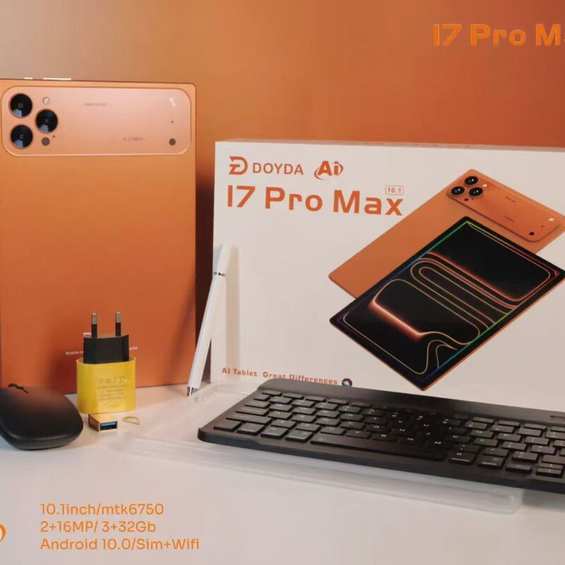 New Model Tablet Pc I17Promax Cross-Border Foreign Trade Tablet Computer 10.1inch Sim Wifi