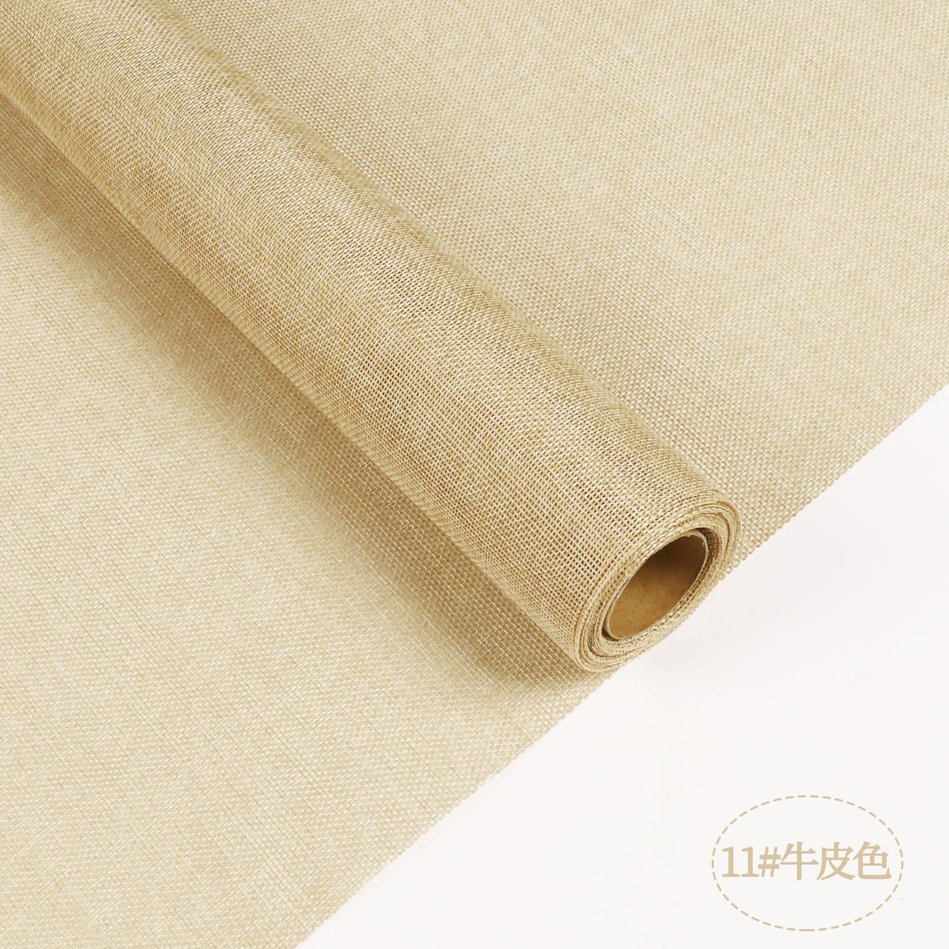 Fábrica de fiestas de flores al por mayor de color sólido enrollar hilo de red flor envasado tela de red florista ramo de flores envasado hilo de red colorido lino rollo