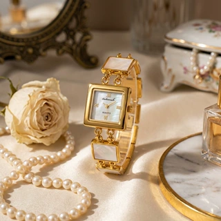 定制手表工厂OEM复古方形女士手表中古腕表vintage手表 石英手表
