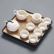 整套会客泡简约办公室小茶盘日式玻璃套装家用客厅配件杯功夫茶具