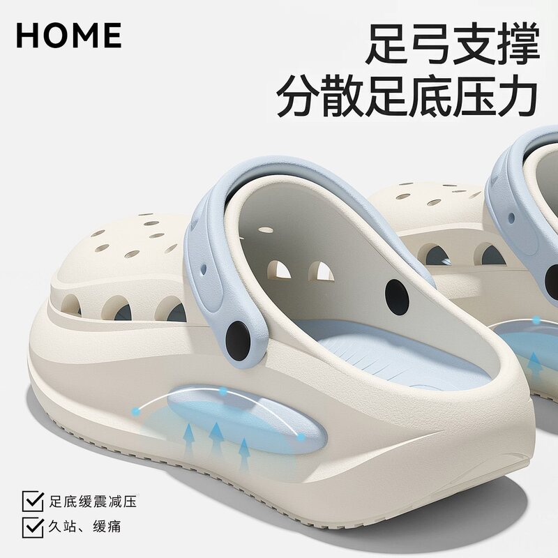 German Arch Support Medical Clogs for Women, New Summer Outdoor Non-Slip Thick-Soled Eva Sandals for Women