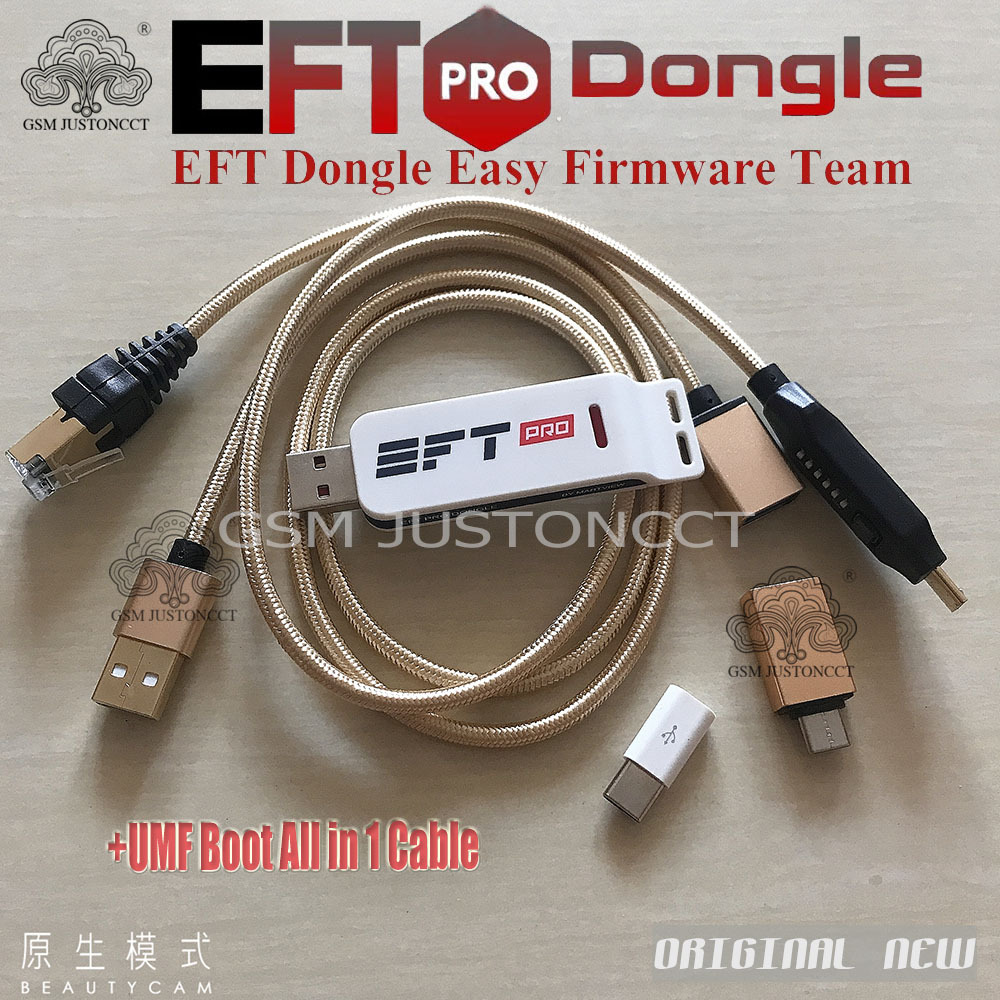 EFT PRO DONGLE EASY FIRMWARE TEMA + UMF ALL BOOT CABLE