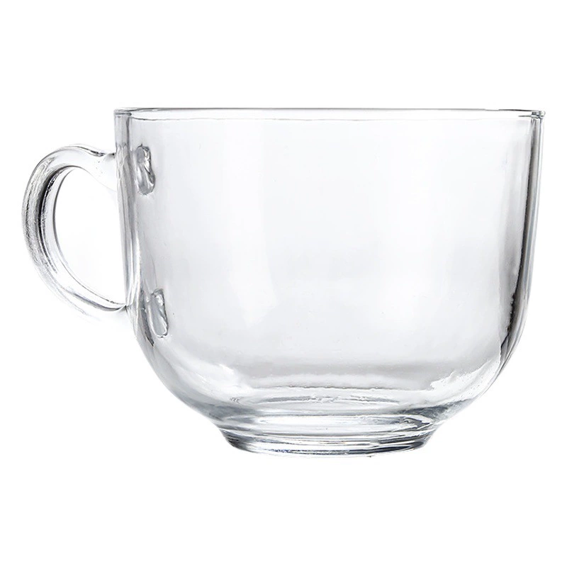 Оптовая прозрачная овсяная чашка для завтрака в стиле ins чашка для молока чашка корня лотоса крахмал Европейская кофейная чашка костюм Подарочная коробка с принтом ЛОГОТИП