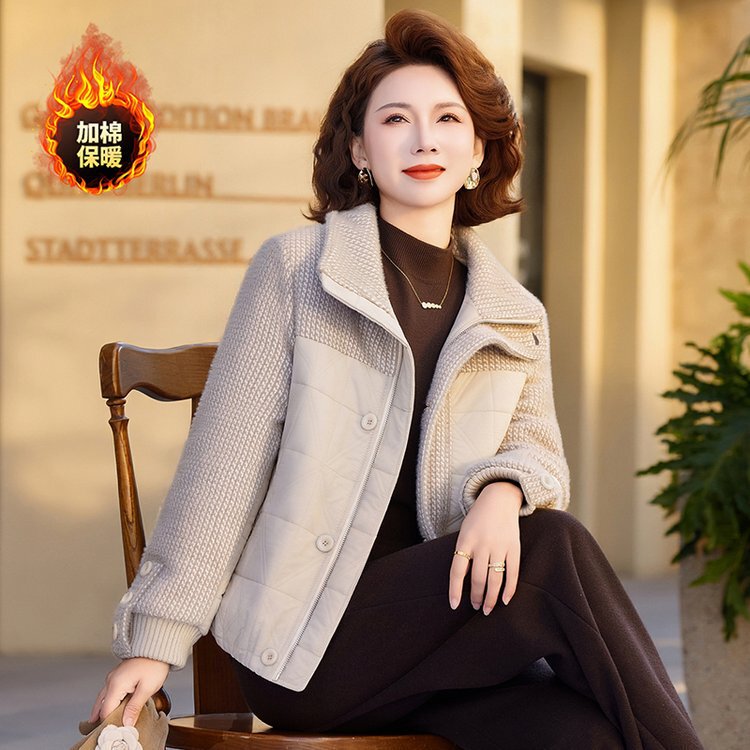 Spring Fashion Casual Cotton Clothing for Women, Mom-Style Cotton Jackets/Coats, Perfect for Winter Daily Commuting Spring Fashion Casual Cotton Clothing for Women, Mom-Style Cotton Jackets/Coats, Perfect for Winter Daily Commuting