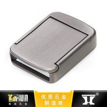 源厂家出售 新款锌合金腰带扣 平滑扣 可加工激光logo