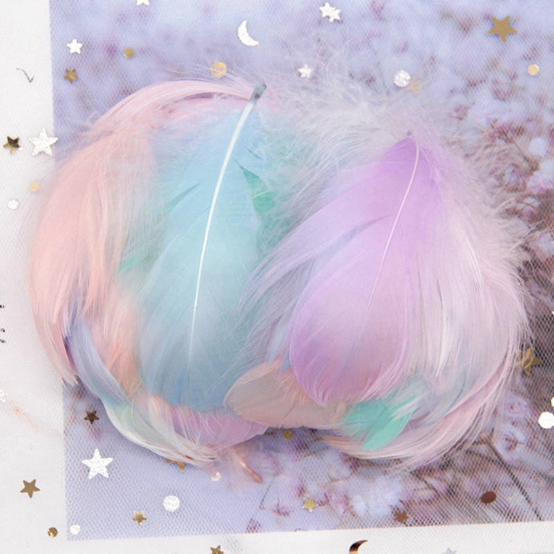 Wholesale Floating Feathers Supply High-Quality Dyed Goose Feathers for DIY Colorful Bobo Ball Filling and Feather Flowers Wholesale Floating Feathers Supply High-Quality Dyed Goose Feathers for DIY Colorful Bobo Ball Filling and Feather Flowers