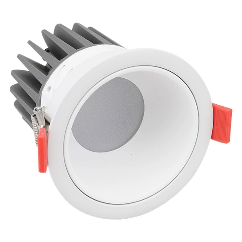 Встроенный потолочный светильник полного спектра Антибликовое покрытие Бытовая гостиная Неосновной светильник Потолочный светильник с узкой границей COB Низкий синий свет Даунлайт