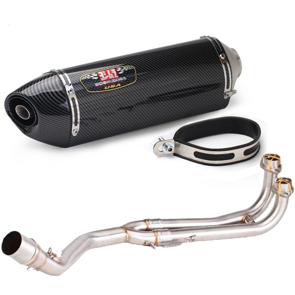 Tmax Scooter Modified Front Exhaust Pipe Stainless Steel Suitable for Tmax500/Tmax530 08-16