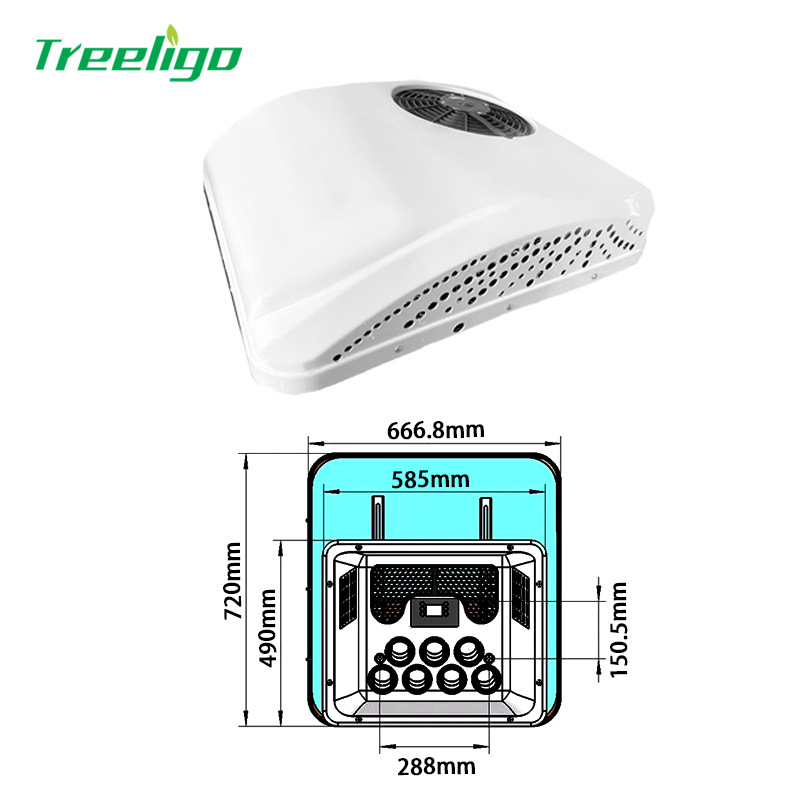 Automotive air conditioning: Tongyongxing 24V for RV - 24v-cooling-and-heating-integrated-machine