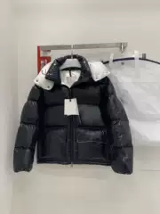 "Poison Family in stock" Correct Edition M ABB Flocking Embroidered Letter Short Down Jacket Women's Warm Down Jacket