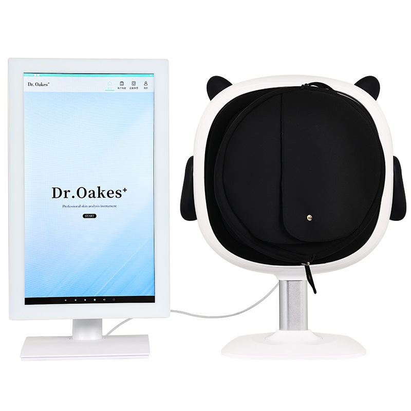Dr serie C8 detector inteligente de piel facial UV capa analizador de espectro de humedad tecnología negra para salón de belleza