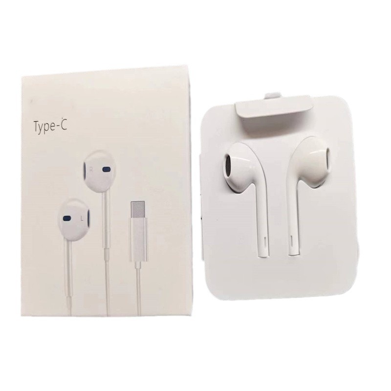 Audífonos Intrauditivos con Cable Tipo-C, Compatibles con iPhone Apple 15, Huawei, Cable de Audífonos Digitales Tipo-C, Tarjeta de Sonido
