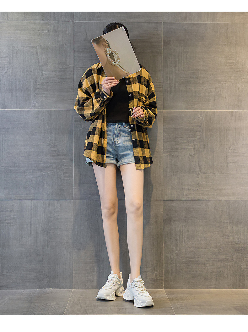 Giày sneaker nữ đế dày tăng chiều cao 7cm phong cách sao, dây buộc thời trang — M2555 Màu đen, M2555 màu be, M2555 màu hồng chi tiết 19