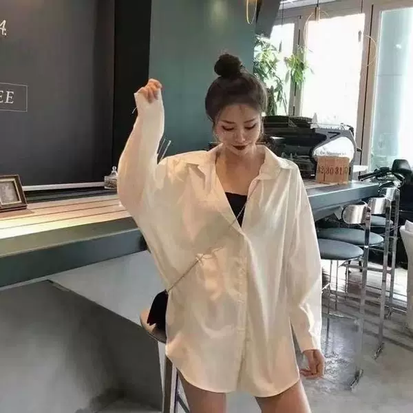 2026 early spring new top, simple and versatile for spring and summer, loose and lightweight sun protection shirt for women, unique and trendy