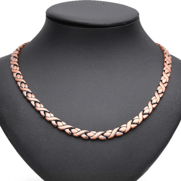 copper woven universal necklace for men and women hip-hop style