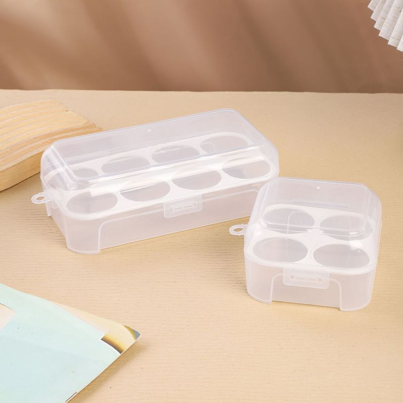 卵ケース透明収納ケース美化粧卵ケースカラー空ケース分格プラスチックケース8個卵ケース化粧ケース|undefined