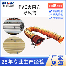 工厂货源PVC夹网布涂层面料工业煤矿导风筒扇风机风筒篷布pvc管