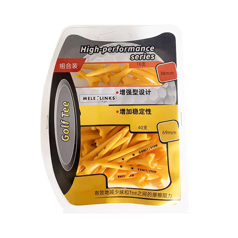 MELELINKS golf duradero tee púas combinación equipo de pelota soporte de plástico suministros de golf estilo explosivo transfronterizo